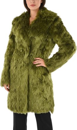 Maison Margiela Green Shawl lapel Trench Coat