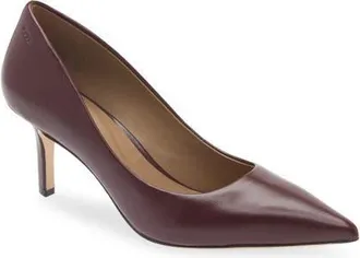 BOSS Miah Pointed Toe Pump in Burgundy at Nordstrom, Size 12
