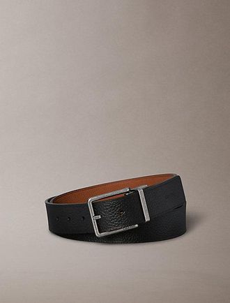 Calvin Klein Cintur&oacute;n Reversible De Piel