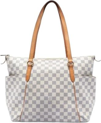 Louis Vuitton Pre-owned Tote Bags, female, White, Size: ONE SIZE Pre-owned The Totally MM Tote Bag