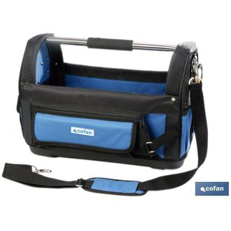 cofan Bolsa Portaherramientas Abierta 49 X 25 X 35 Cm, Bolsa Portaherramientas Abierta Adecuada Para Profesionales. Puede Utilizarse Para Guardar M&uacute;ltiples 