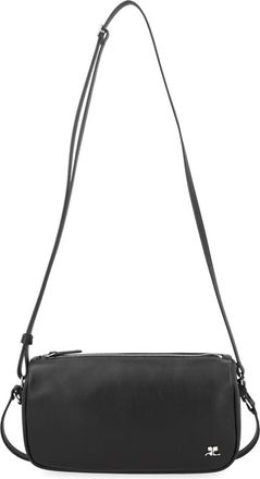 Courr&egrave;ges Three Sixty Structured Leather Shoulder Bag