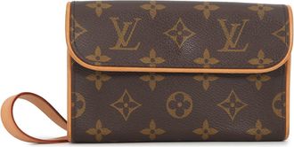 Louis Vuitton Monogram Beige Monogram Fanny Pack Pochette Pouch (Pre-Owned)