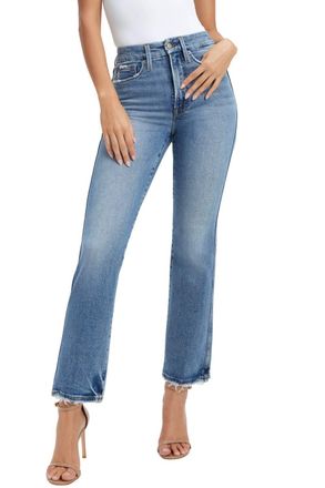 Good American Good Curve Straight Jean In Indigo