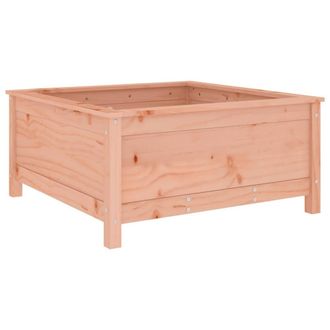 Berkfield Home Garden Planter 82.5x82.5x39 cm Solid Wood Douglas in Light Tan