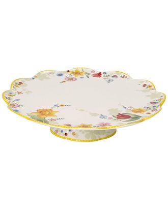 Villeroy & Boch Spring Awakening Footed Cake Plate