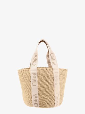 Chlo&eacute; Borsa a spalla Woody in rafia - CHLOE - gender_Woman