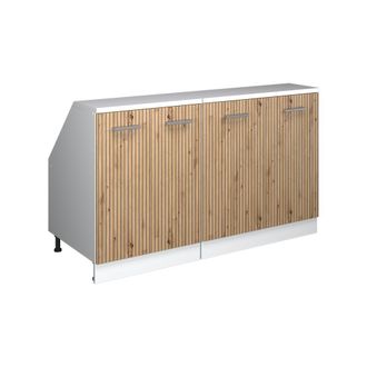 Vicco Conjunto De Armarios Para Techo Inclinado Rion, Roble Artesanal, 140 Cm Lote De 2 Carcasas De Armario 60 Cm De Profundidad, Vicco