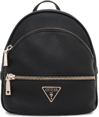 Guess Stijlvolle Manhattan-rugzak met voorvakken - Dames - Rugzakken - Zwart - ONE Size - Tassen