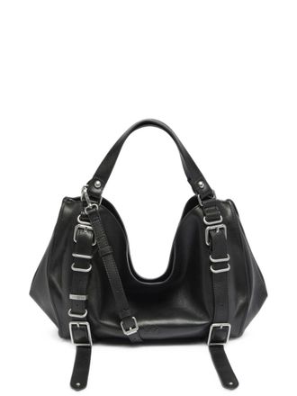 Diesel Soft-Silhouette Black Bag With Dual Handles And Adjustable Strap
