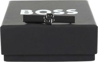 HUGO BOSS Ronde manchetknopen van gepolijst messing - Heren - Manchetknopen - Zwart - ONE Size - Accessoires