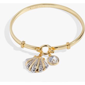 Alex and Ani Seashell Tension Bangle in Gold at Nordstrom