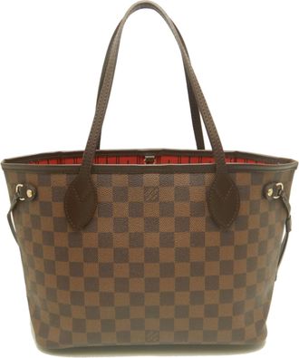 Louis Vuitton Damier Canvas Ebene Damier Canvas Tote Bag (Pre-Owned)