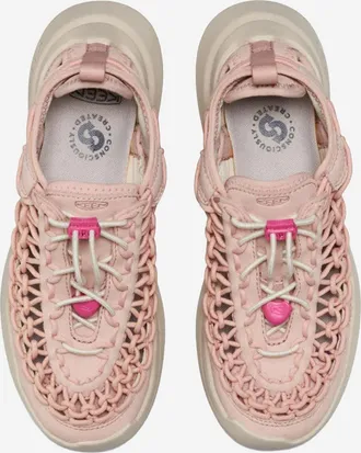 Keen Womens Sandals Uneek Fabric Pink And Rubber Trainers Sneaker