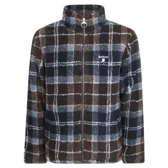 Barbour Tartan Sherpa Fleece - Heren - Fleece jassen - Veelkleurig - S - Katoen - Fitness