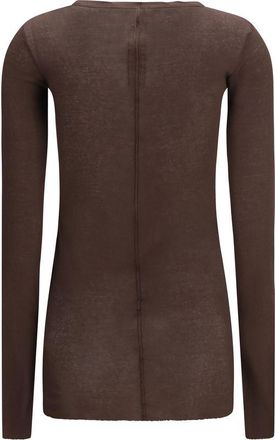 Rick Owens Womens Brown Cotton Sportswear Clothing