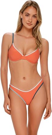 Swim Systems Dani Scoop Bikini Swim Bottoms in Persimmon at Nordstrom, Size X-Large
