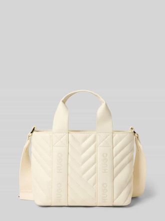 HUGO BOSS Henkeltasche mit abnehmbarem Schulterriemen Modell BECKY QL_TOTE MINI in Ecru, Größe 1