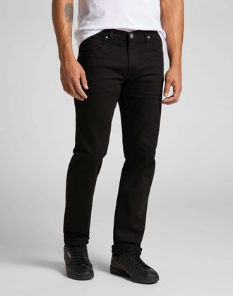 Lee Straight-Jeans LEE Lee Jeans Straight Leg Daren, Herren, Gr. 29, L&auml;nge 34, schwarz, Obermaterial: 98% Baumwolle CO. 2% Elasthan EL., Jeans Straight-Je