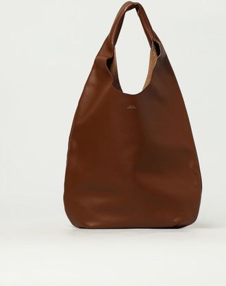 A.P.C. A. P.C. Borsa Le Neige in pelle a grana
