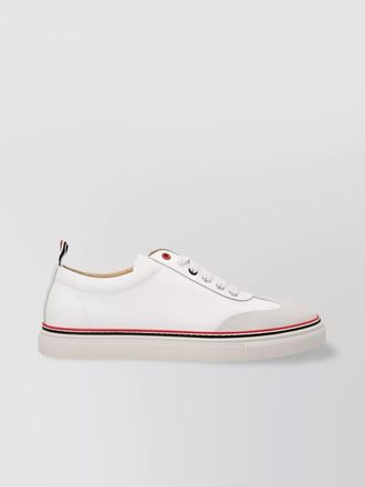 Thom Browne leather low-top sneakers