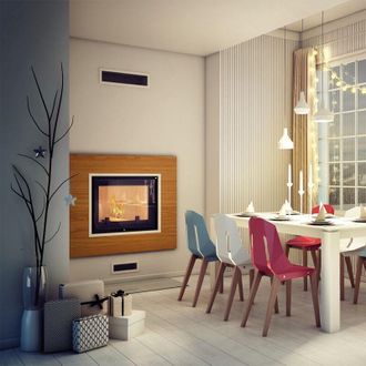 Kratki Wasserf&uuml;hrender Kamineinsatz KRATKI AMELIA DECO 15 kW &Oslash; 220