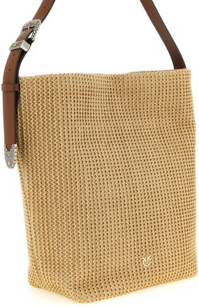 Pinko Cowhide Shoulder Womens Bag