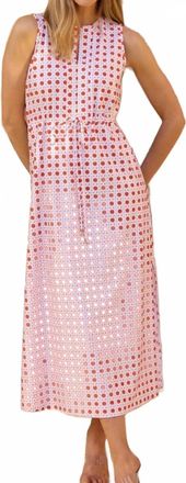 Jude Connally Womens Bebe Rattan Dress In Aperol/gold