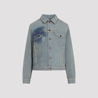Jean Paul Gaultier Face Print Denim Jacket