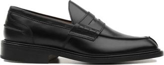 Trickers James Penny Loafer - Heren - Loafers - Zwart - 44 EU - Leer - Schoenen