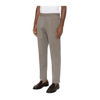 BRIGLIA 1949 Heren, Broeken, Beige, Maat: S