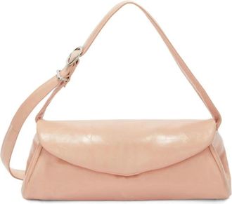 Jil Sander Cannolo Grande Schoudertas - Dames - Schoudertassen - Roze - ONE Size - Leer - Tassen
