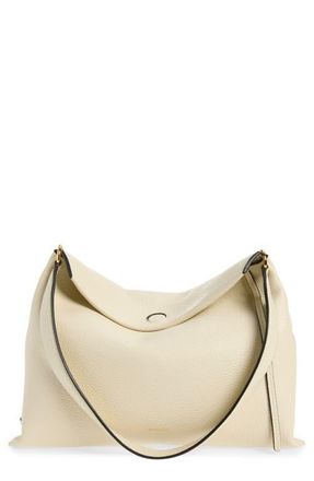 Wandler Small Penelope Leather Tote in White Crust at Nordstrom