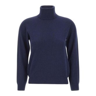 KANGRA Truien & Vesten, Dames, Blauw, L, Wol, Turtleneck Trui