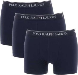 Polo Ralph Lauren Blauwe Katoenen Boxershorts Pak - Heren - Onderbroek - Blauw - M - Katoen - Ondergoed