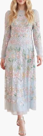 Needle & Thread Rosalie Ankle Gown in French Blue at Nordstrom, Size 18