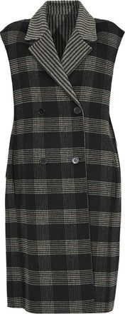 Twinset Long Reversible Wool Vest