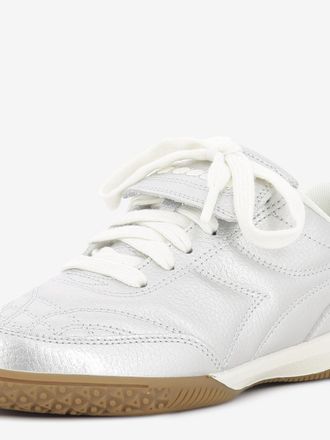 Diadora Gold indoor metallic silver