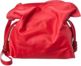 Loewe Coil Flamenco Medium Leather Clutch