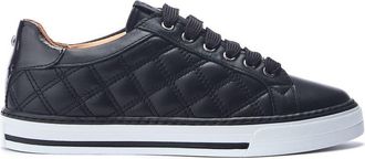 Moda in Pelle Moda in Pelle Womens Arzon Black Sneakers Leather - Size EU 40