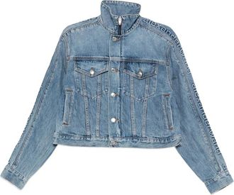 Alexander Wang Logo-embossed Denim Jacket