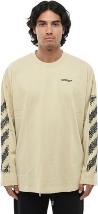 Off-white Light Beige Oversized T-Shirt