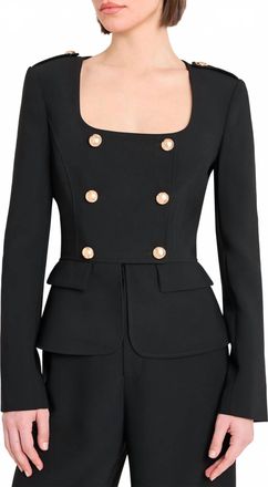 Amanda Uprichard Tompkins Jacket In Black