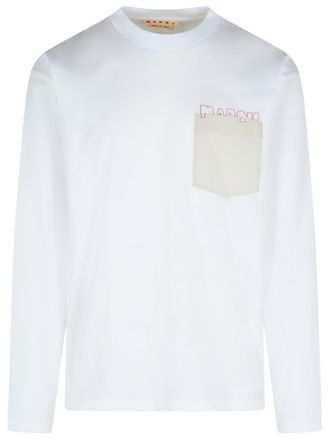 Marni White Cotton T-Shirt