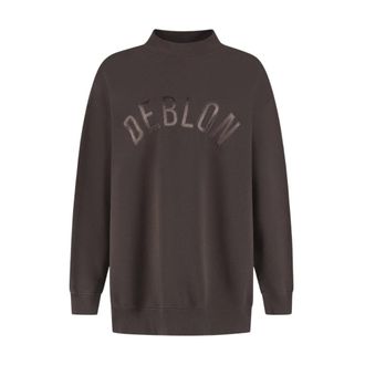 Deblon Sports Philaine Sweater - Dames - Sportshirts - Bruin - M - Katoen - Fitness
