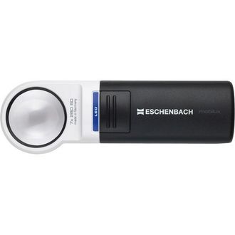 Eschenbach Porzellan Group Lupa Luminosa Mobilux - Led, Aumento : 4 Vez, Tama&ntilde;o De La Lente 75 X 50 Mm