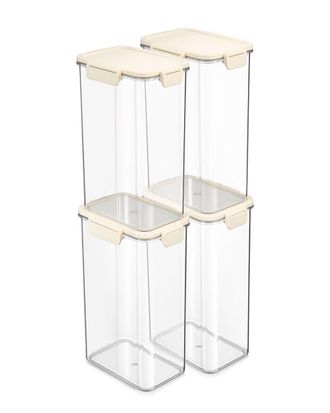 Sorbus 4-Pack 105.82Oz Stackable Food Storage Containers
