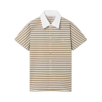 Golden Goose Polo Shirts, female, Beige, Size: XS Journey Slim Polo