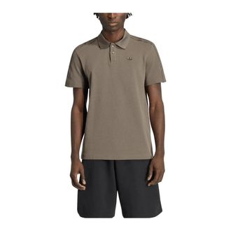 adidas 3-Stripes Poloshirt - Heren - Tenniskleding - Bruin - L - Wol - Fitness