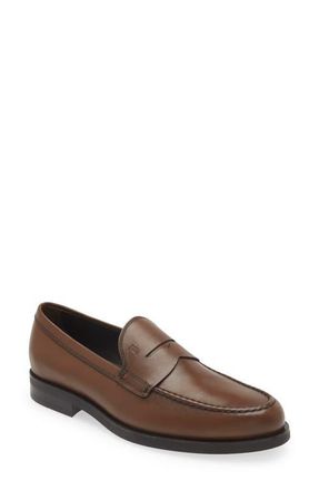 Tod's Formale Penny Loafer in Cacao at Nordstrom, Size 12.5Us